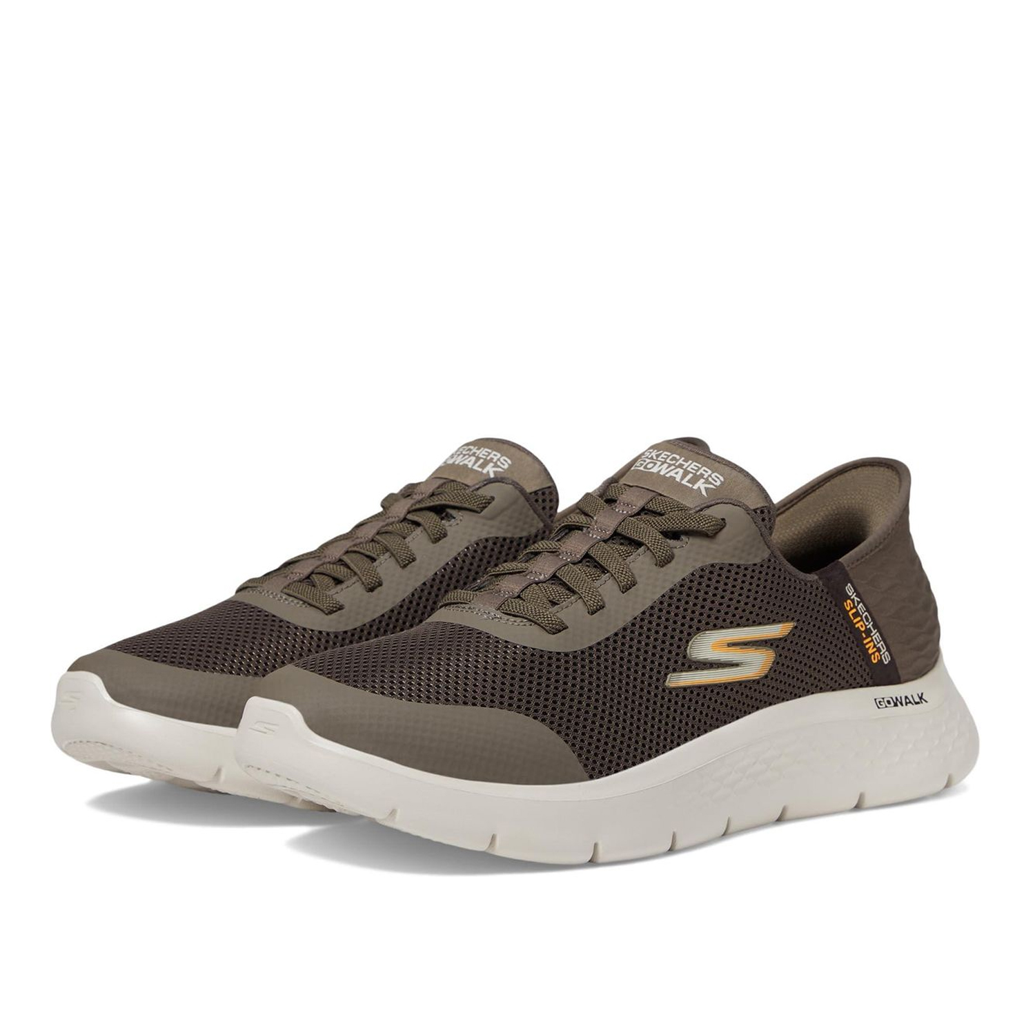 Skechers go walk hotsell uomo marrone